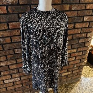 Shop the Mint Sequin Black Dress